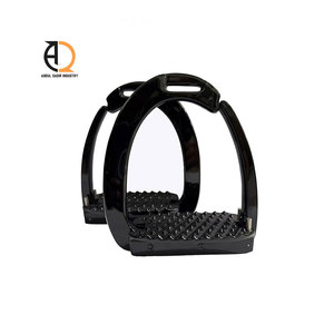 Estribos para Caballo de Acero Inoxidable con Almohadilla de Goma - Product Image 1