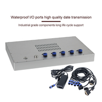 PC industriel en aluminium tactile capacitif étanche IP69K de 12e génération avec support intégré/installation murale/VESA PC étanche