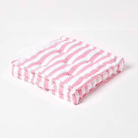 Haute qualité Durable polyvalent moderne élégant 100% coton rayé couleur carré siège porte coussins meubles personnalisés