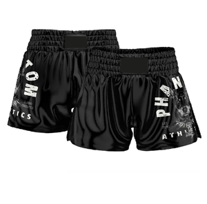Pantalones cortos de Muay Thai para hombre de etiqueta privada, pantalones cortos de boxeo MMA con estampado de sublimación, pantalones de entrenamiento BJJ, ropa deportiva de Spandex - Product Image 3