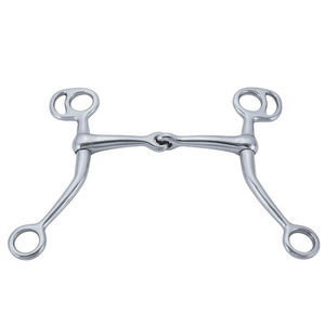 Mèche lourde en acier inoxydable anneau de cheval bouche articulée anneau lâche mèche pour fournitures - Product Image 2