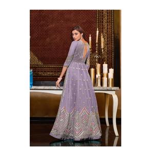 ผู้ผลิตชุดเดรส Anarkali แฟนซีคุณภาพระดับพรีเมียมสําหรับชุดเดรสปาร์ตี้สตรีเพื่อการส่งออกจากอินเดีย - Product Image 1