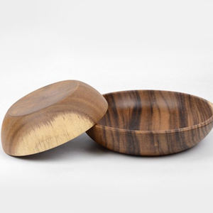 Cuencos de madera para servir, mezclar ensalada, sopa, hecho a mano, personalizado, sostenible, madera de acacia, ensaladera, sopa, frutero - Product Image 4