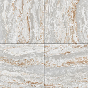 Azulejos de pared vitrificados esmaltados de cerámica de 600x600mm con acabado brillante clásico de primera elección para uso en suelos interiores en hoteles - Product Image 1