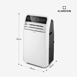 เครื่องปรับอากาศแบบพกพา 9000 BTU สำหรับบ้าน 3 in 1 ระบบทำความเย็น ลดความชื้น พัดลม ระดับประหยัดพลังงาน A สำหรับห้องขนาด 14-20 ตร.ม. 65 เดซิเบล สีขาว - Product Image 6