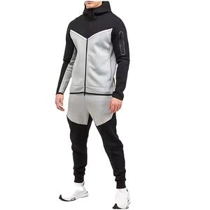 Sudadera con capucha y cremallera para deportes de invierno de alta calidad para hombre, chándal, Jersey cálido para correr, gimnasio, Fitness, ropa deportiva - Product Image 1