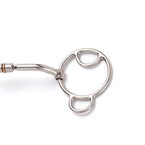 Customizable Veterinary Combination Hackamore Bit Snaffle Mouth Shanks Horse Bit Equestrian Customized Brand <b>Name</b> High Quality - Product Image 3