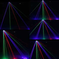 Lumière de scène de vente directe d'usine RGB 3 en 1 faisceau laser LED Disco Dj Bar effet d'éclairage de scène de fête