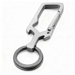 พวงกุญแจโลหะผสมสังกะสีแบบระเหิดสลักโลโก้ด้วยเลเซอร์สำหรับเป็นของขวัญส่งเสริมการขายทางธุรกิจตามสั่ง - Product Image 6