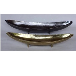 ชามอะลูมิเนียมหล่อคุณภาพสูง ผิวทองเหลืองด้าน งานโลหะทันสมัย ของตกแต่งสำหรับวางโชว์บนโต๊ะในบ้านอย่างมีสไตล์ - Product Image 6