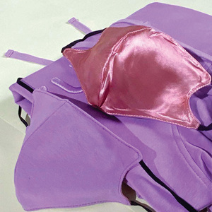 Luxury Cotton Polyester Hooded Oversized Men Pullover Hood Sweatshirt Women Fleece Custom Silk Satin Lined Hoodie with Silk Hood - Product Image 4