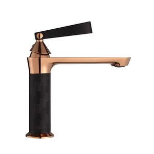 Robinet <span class=keywords><strong>de</strong></span> lavabo monocommande MEIYA en laiton, corps principal contemporain, luxe hôtelier, finition dorée moderne, pour salle <span class=keywords><strong>de</strong></span> bain - Product Image 3