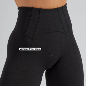 Wholesale Mid Waist V-<b>Shape</b> <b>Leggings</b> for Women Solid Yog - Product Image 6