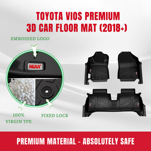Tapis de sol de voiture TOYOTA VIOS imperméable et conçu pour une durabilité durable du tapis de sol TPE prix raisonnable fabriqué au Vietnam - Product Image 3