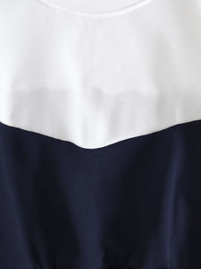 Sudadera Corta de Dos Tonos para Mujer al por Mayor, Sudadera Casual de Alta Calidad con Hombros Caídos y Antiarrugas Personalizada para Mujer - Product Image 5