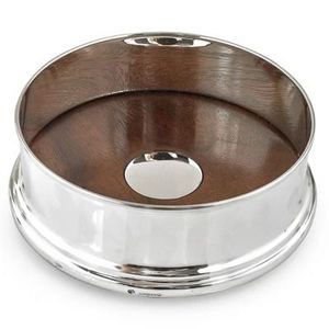 Sous-verre de luxe en acier inoxydable pour bouteilles de vin – Idéal pour dégustations, caves et événements – Écologique et durable pour la mise en table - Product Image 2