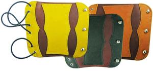 Suede Leather <b>Archery</b> Arm Guard Hand Protector Hunting Shooting Handmade <b>Archery</b> Leather Adjustable Arm Guard - Product Image 2