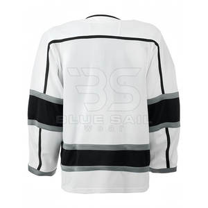 Jersey de Hockey sobre Hielo con Cuello Redondo, Transpirable, Manga Larga, Ropa Deportiva de Entrenamiento en Equipo, Tejido Ligero - Product Image 2