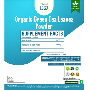 Polvo de extracto de hojas de té verde orgánico 100% natural orgánico al por mayor directo del fabricante indio - Product Image 2