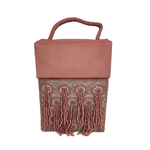 ARTESANÍA DE LUJO Bolso de mano de noche de un solo hombro Asa superior Bolsos de mano para mujer Diseño de cadena cruzada - Product Image 1