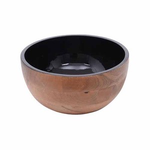 Utensilios DE SERVICIO DE cena para el hogar y el hotel, cuencos para servir sopa de lujo, cuencos de madera con acabado esmaltado, frutas secas y postres - Product Image 5