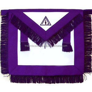 Delantal Masónico de Alta Calidad con Bordado Fino para Maestro Masón Real y Selecto, Suministro de Delantales para Logia - Product Image 5