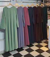 Fabricant de robes Abaya longues pour femmes, style musulman arabe, printemps-automne, nouvelle collection, grande taille, en polyester.