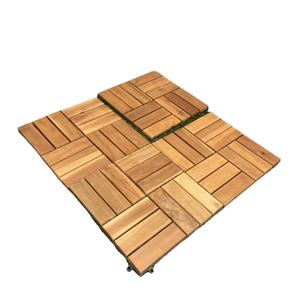 Dalles de terrasse en bois d'acacia vietnamien, durables, à emboîtement, antidérapantes, imperméables, finition mate huilée contemporaine, pour extérieur - Product Image 6