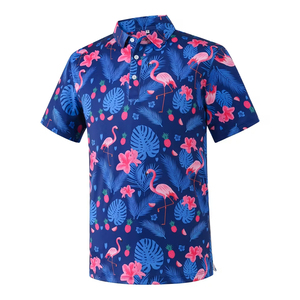 Service OEM Chemises polo de golf unisexes Évacuation de l'humidité Séchage rapide Manches courtes Chemise polo décontractée avec design imprimé par sublimation - Product Image 1