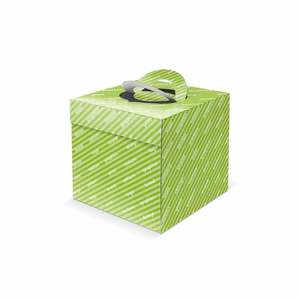 Caja modificada. CHIC para panettone 21x21x22 cm - Personalizado con base completa - Opaco - Product Image 1