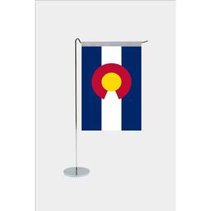 Bandera de Escritorio en Forma de L de Colorado State, Impresión Digital, Decoración de Oficina - Product Image 1