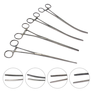 Klem usus penjualan atas trauma 25.5cm <span class=keywords><strong>Forceps</strong></span> bedah baja kualitas tinggi forsep usus oleh instrumen pedal tulang belakang - Product Image 6