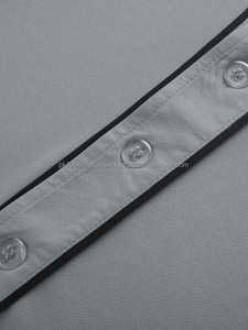 Venta al por mayor 100% poliéster estilo casual béisbol Jersey personalizado rayas diseño uniforme 170 Gramos tela peso casual béisbol conjuntos - Product Image 3