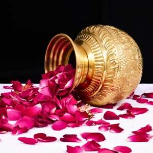 Pooja Lota latón Peetal Kalash Lota Pital para Festival Pooja Puja artículo decorativo para el hogar - Product Image 1