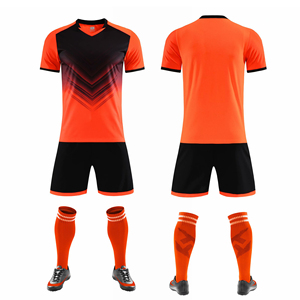 Haute qualité personnalisé col rond maillot de football uniformes de football sublimation imprimé en gros - Product Image 3