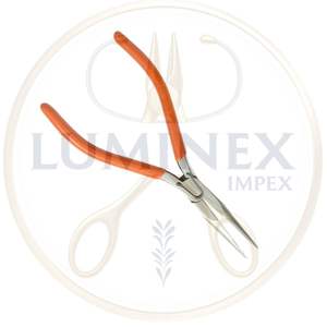 Pince à bec plat et coupe-fil en acier inoxydable LUMINEX IMPEX LUB=6 pour la soudure de bijoux, utilisation en bricolage - Léger - Product Image 4