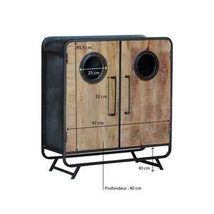 Nautilus small mango wood sideboard - Product Image 6