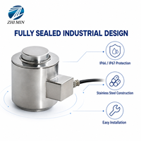Capteur de force à compression à colonne 50-10000 KN IP67 ±0,05% F.S. pour machines d'essai universelles, presses hydrauliques et étalonnage de force