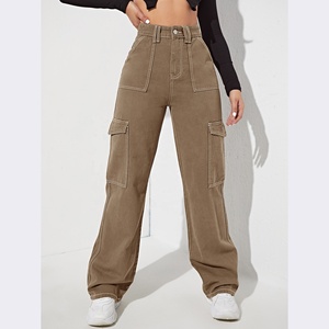 tactical Pants Multi-pocket <b>Trousers</b> For women Multi-bag Overalls Wear Resistant Tactical Cargo Pants women cargo pants - Product Image 4