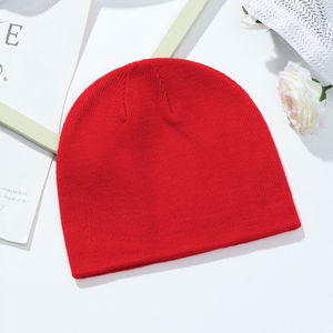 Gorro de punto acanalado, cálido, suave y acogedor, forrado de lana, ajustable, elegante, para exteriores, para clima frío - Product Image 6