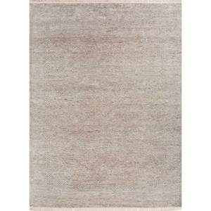 พรมขนสัตว์ถักมือสีเบจและสีน้ำตาล AKWT-1024 สำหรับห้องนั่งเล่น ห้องโถง ทางเดินในบ้าน - พรมปูพื้นทรงสี่เหลี่ยมแบบจิ๊กซอว์ - Product Image 1