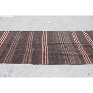 พรมตุรกีวินเทจ ขนาด 3.9x12.6 ฟุต สีน้ำตาลลายคิลิม - Product Image 3