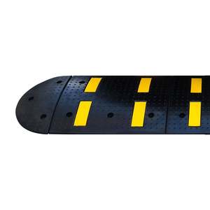 Set of PVC Rubber Speed Bump Covers 10 Meters Road Speed Bump Plastic Material - Product Image 1