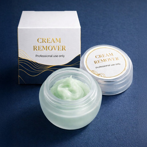 กาวติดขนตาแบบครีม ขนาด 15 มล. แพ็คพรีเมียมพร้อมโลโก้สั่งทำ สำหรับมืออาชีพ ใช้สำหรับลอกขนตาต่อ  รับผลิตแบบ OEM - Product Image 1