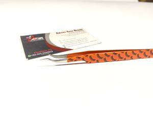 65 Degree <b>Angle</b> Lash Print Eyelash Tweezers Paper-Coated Slim Boot with <b>Stainless</b> <b>Steel</b> Pointed Tip Eyelash Extension Tweezers - Product Image 5
