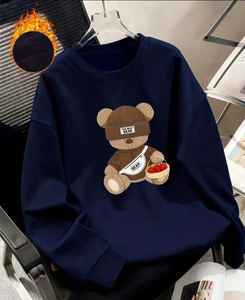 Sweat-shirt d'hiver pour homme, tissu polaire en mélange de polyester/coton de qualité supérieure, pour le confort et le style - Product Image 1