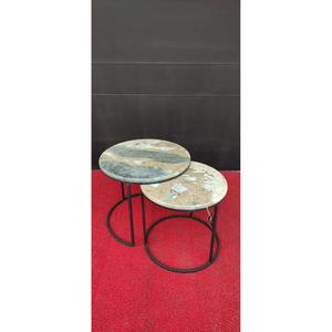 Arte marmo Afyon tricolore tavolino