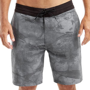 Shorts de pêche personnalisés de luxe OEM à marque privée, shorts de surf urbain, shorts de bain recyclés pour hommes - Product Image 1