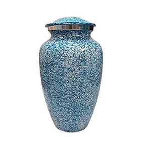 Metal Cremation Urns <b>for</b> Human <b>Ashes</b> Made With Aluminum Silver Finished Artisans <b>for</b> Memorial Supplies Unique - Product Image 5