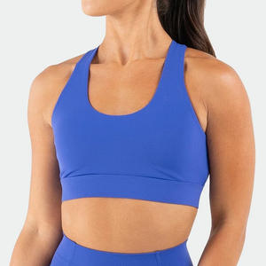 Soutien-gorge de sport de marque pour femmes, logo personnalisé, fitness, entraînement, gym, vêtements de sport actifs - Product Image 6